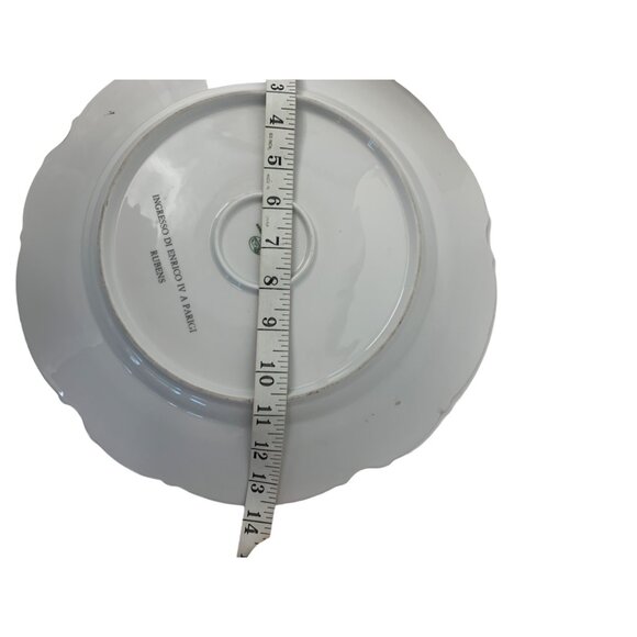 VTG Hutschenreuther Sylvia German Porcelain Plates Raffaello Gold Charger - Picture 7 of 16